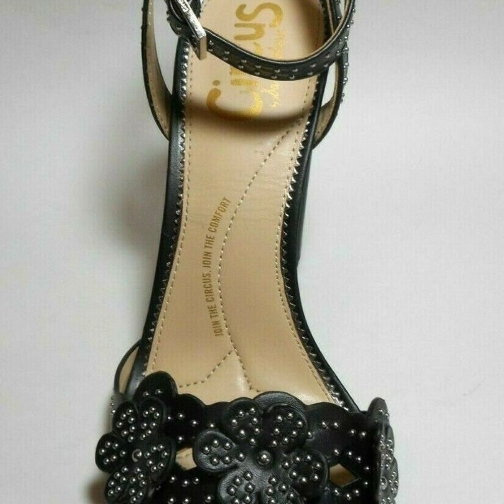 SAM EDELMAN Black High Heel Sandals - Picture 2 of 7